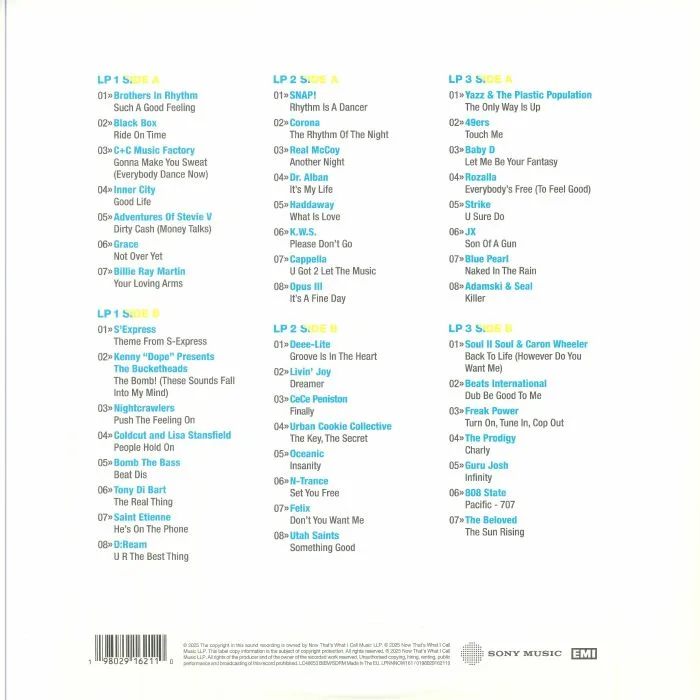 Обратная сторона обложки — VARIOUS — NOW That's What I Call An Era: Such A Good Feeling 1988-1995