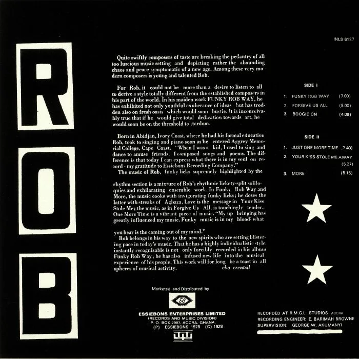 Обратная сторона обложки — ROB — Rob (reissue)