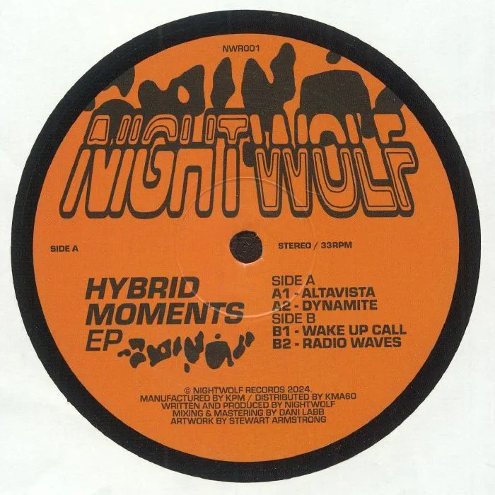 Лицевая сторона обложки — NIGHTWOLF — Hybrid Moments EP