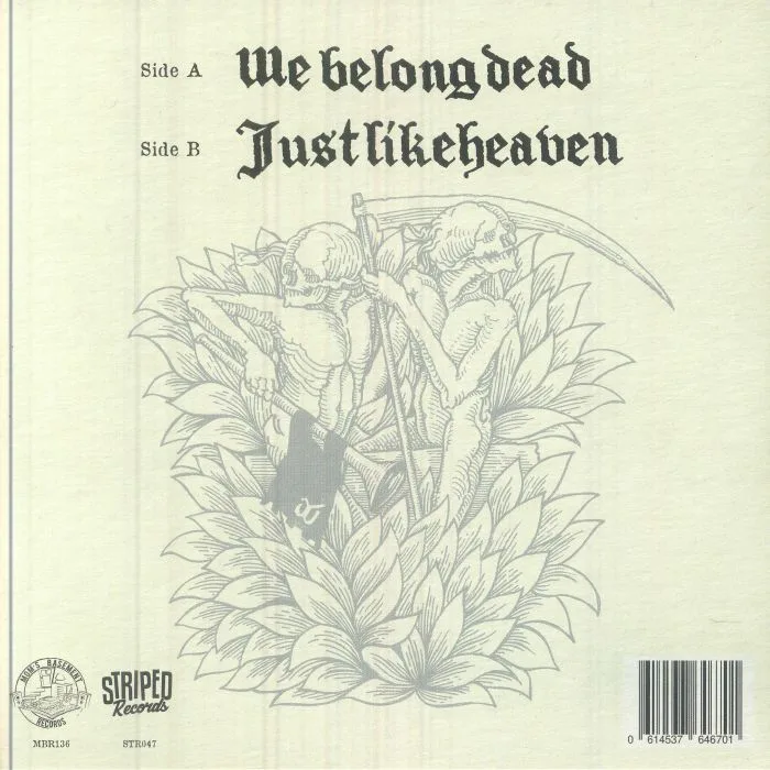 Back cover — The ODORANTS — We Belong Dead