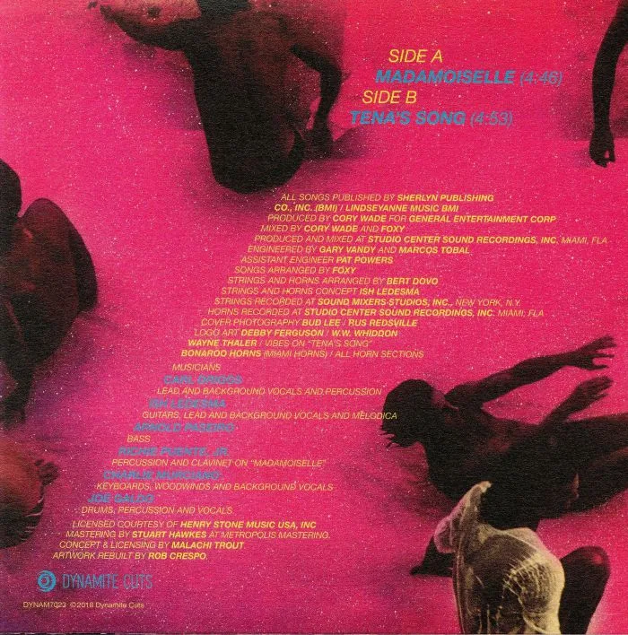 Back cover — FOXY — Mademoiselle