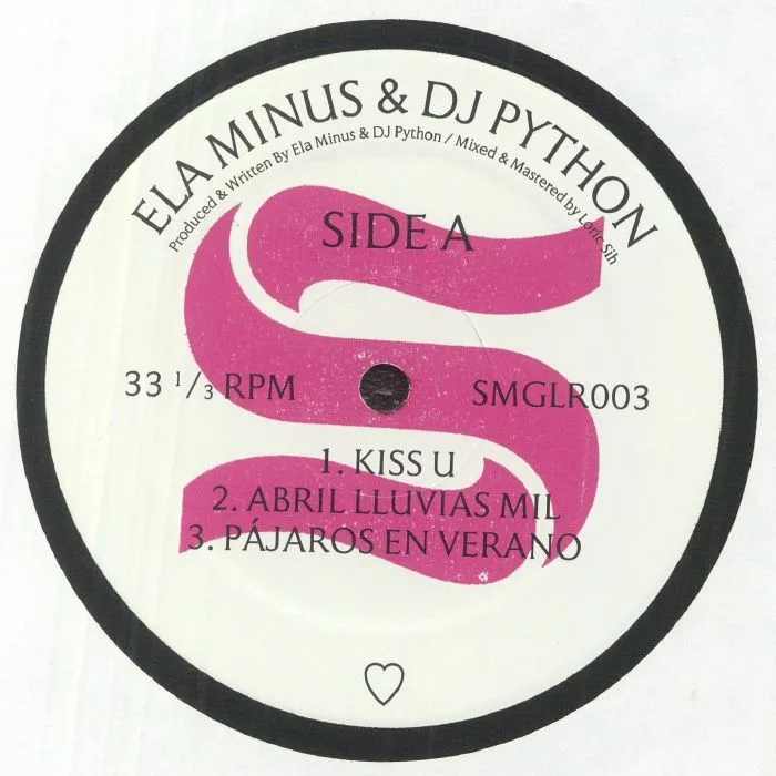 Front cover — ELA MINUS / DJ PYTHON — Corazon EP