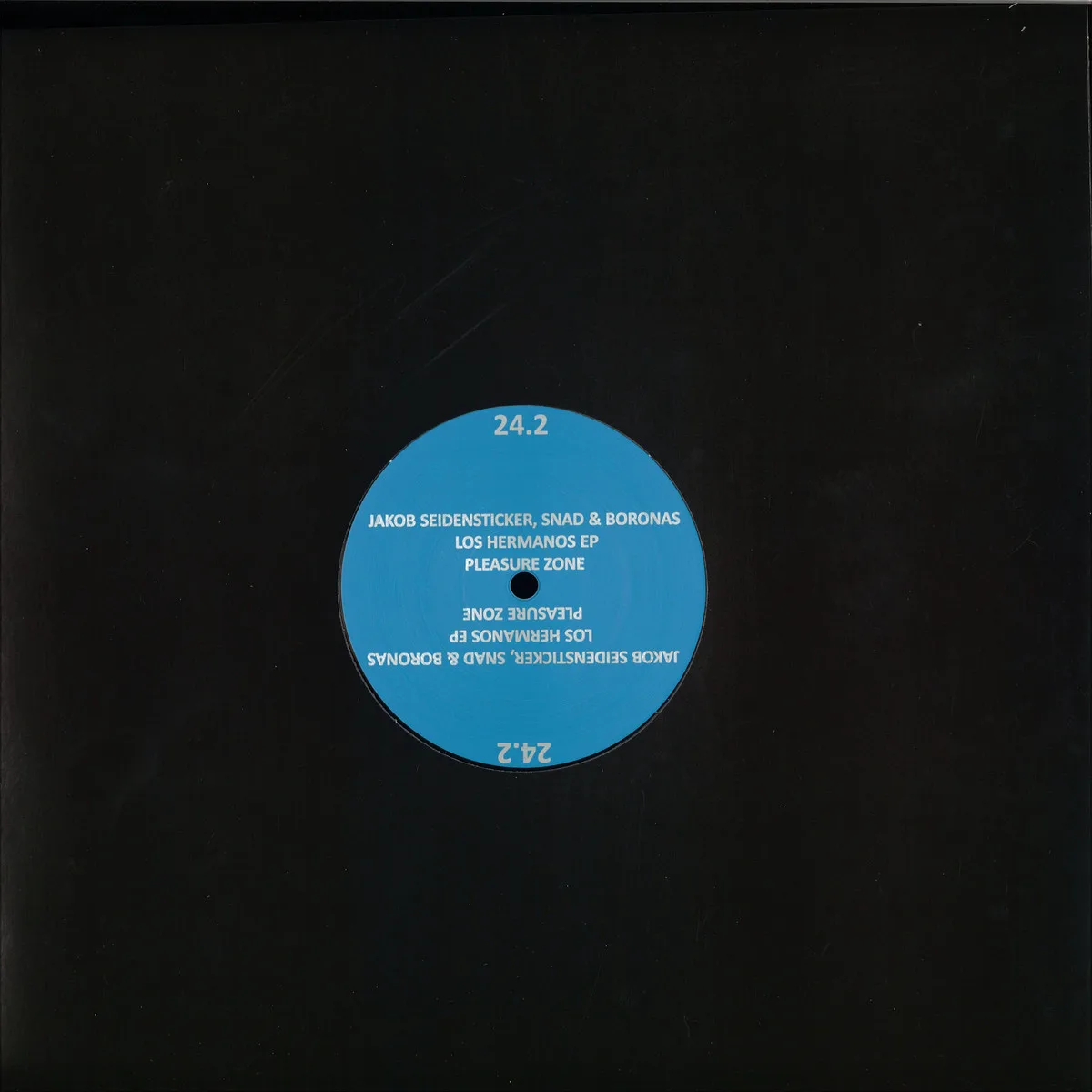 Back cover — Jakob Seidenstricker,Snad,Boronas — Los Hermanos Ep