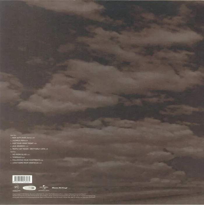 Обратная сторона обложки — Terry CALLIER — Timepeace (25th Anniversary Edition)