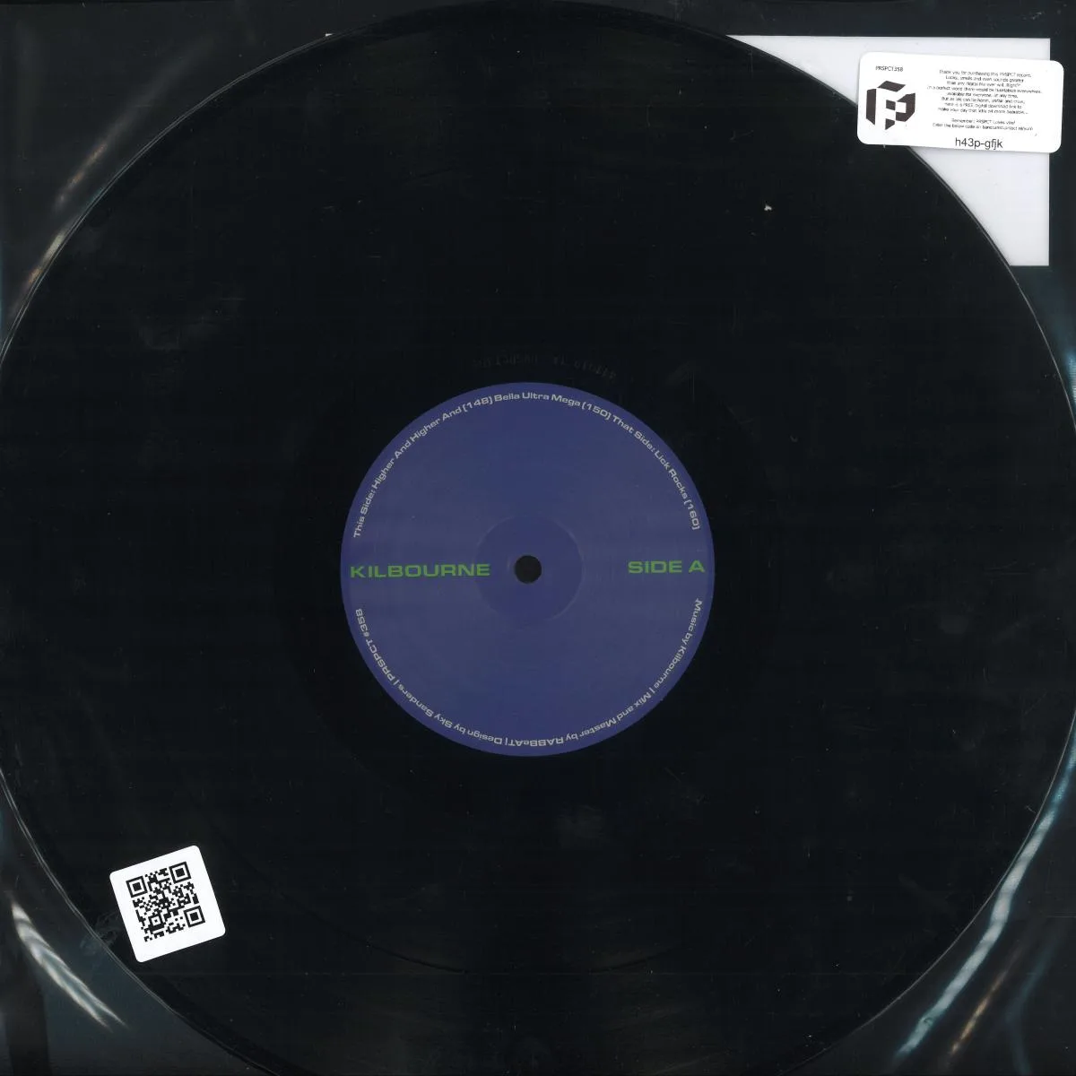 Back cover — Kilbourne — Hardcore Is A Feeling