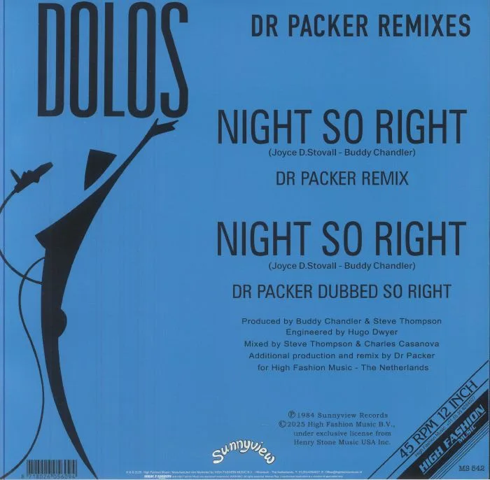 Обратная сторона обложки — DOLOS — Night So Right