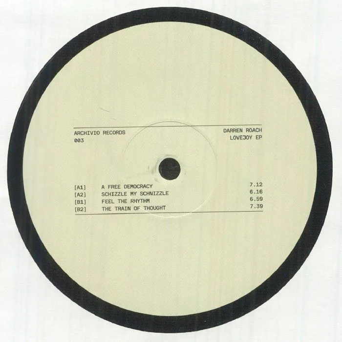 Back cover — Darren ROACH — Lovejoy EP