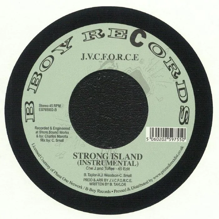 Back cover — JVC FORCE — Strong Island (Record Store Day RSD 2024)