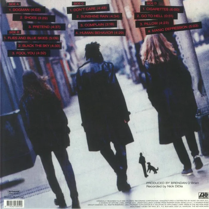 Back cover — KING'S X — Dogman (reissue)