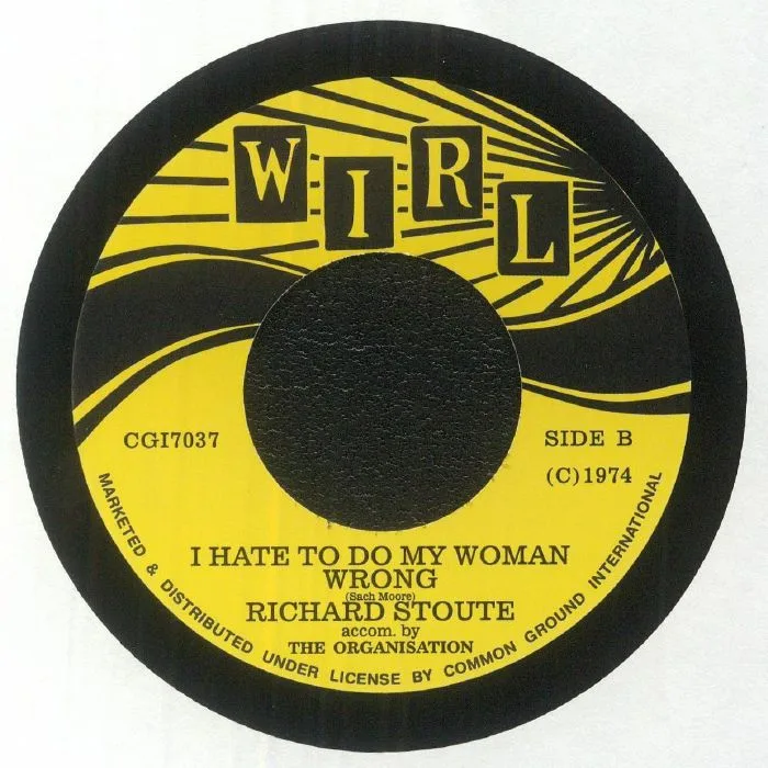 Обратная сторона обложки — Richard STOUTE — Vehicle (reissue)