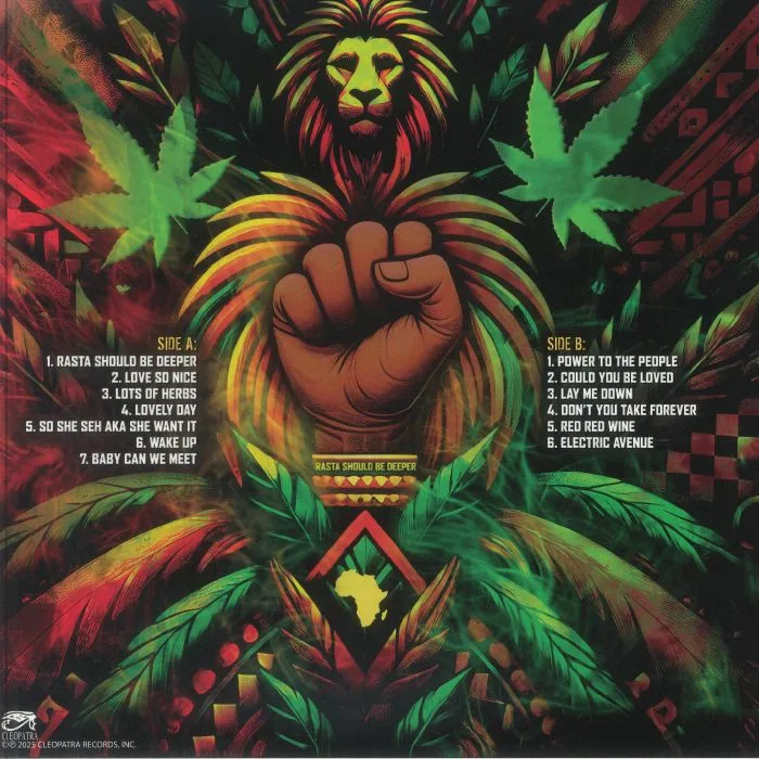 Back cover — Junior KELLY — Rasta Should Be Deeper