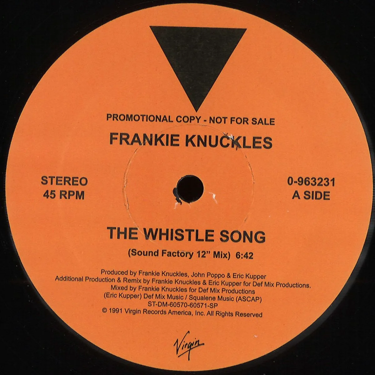 Frankie Knuckles — The Whistle Song