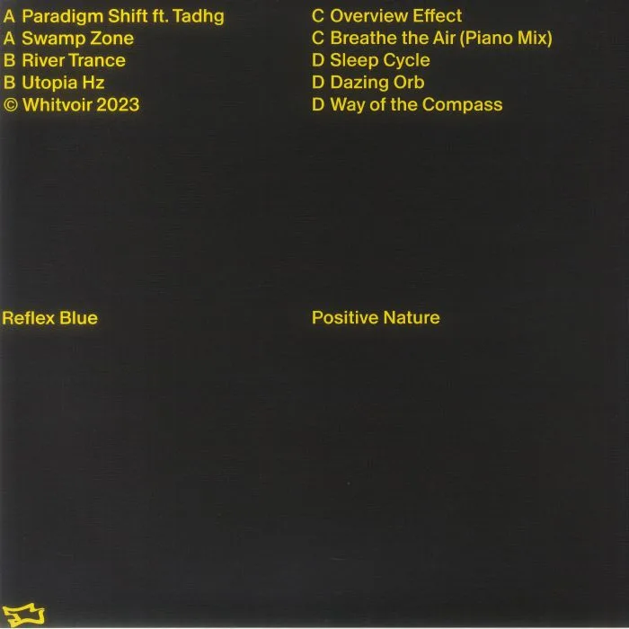 Обратная сторона обложки — REFLEX BLUE — Positive Nature