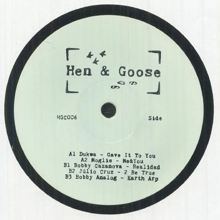 Front cover — DUKWA / MOGLIS / BOBBY CAZANOVA / JULIO CRUZ / BOBBY ANALOG — Hen & Goose 006
