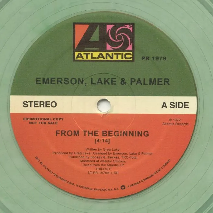 EMERSON LAKE & PALMER — From The Beginning