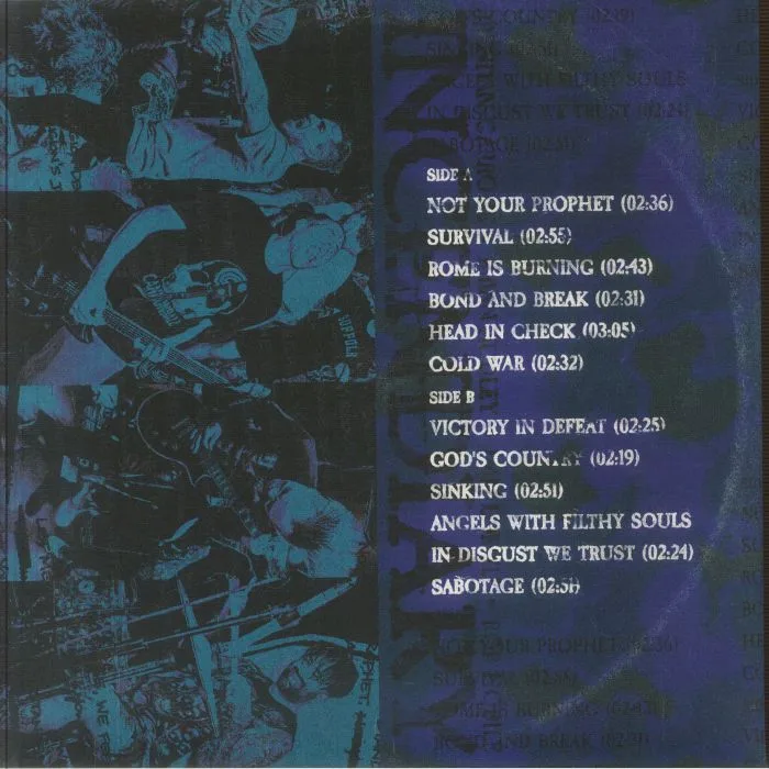 Back cover — INCENDIARY — Product Of New York