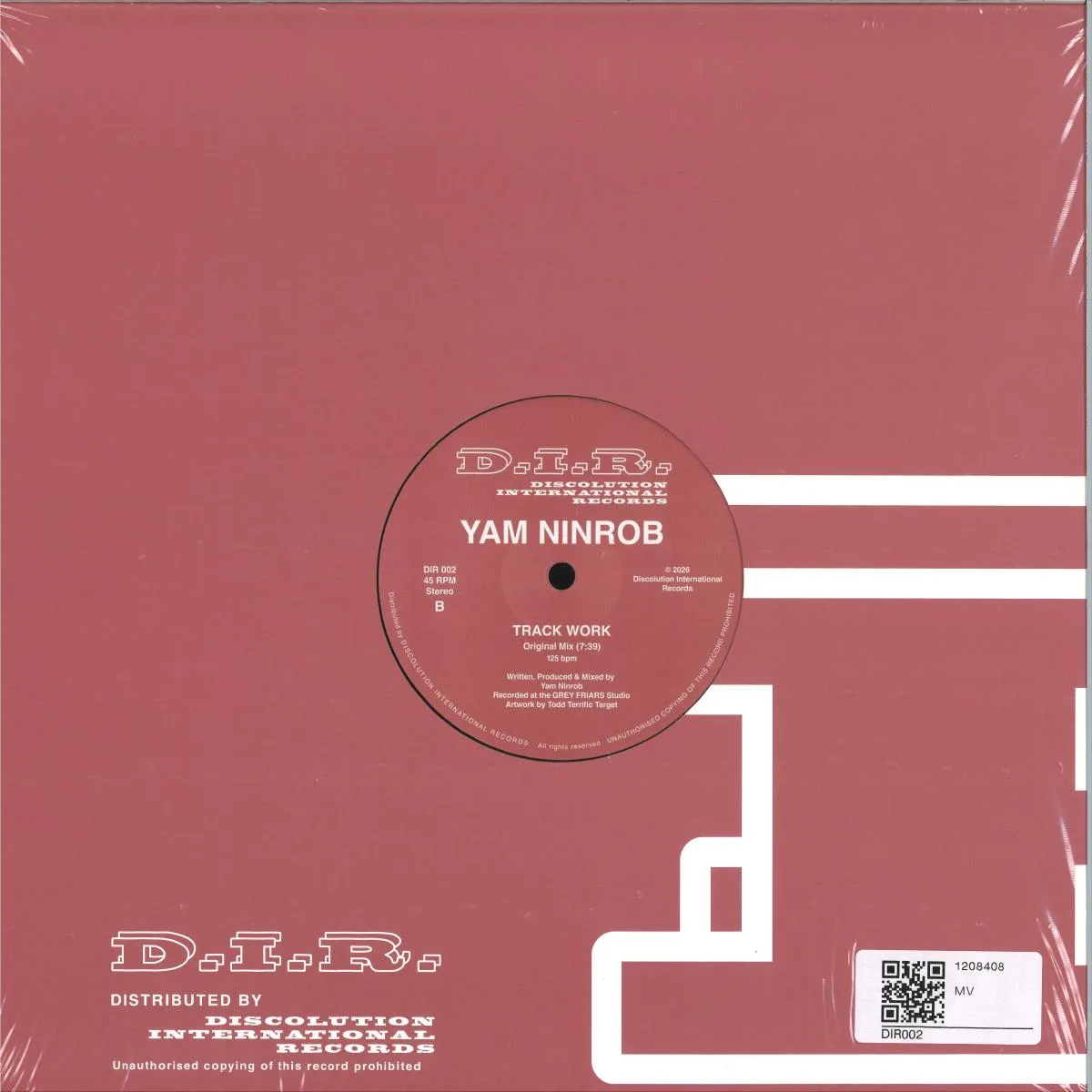 Back cover — Yam Ninrob — Transmathematical