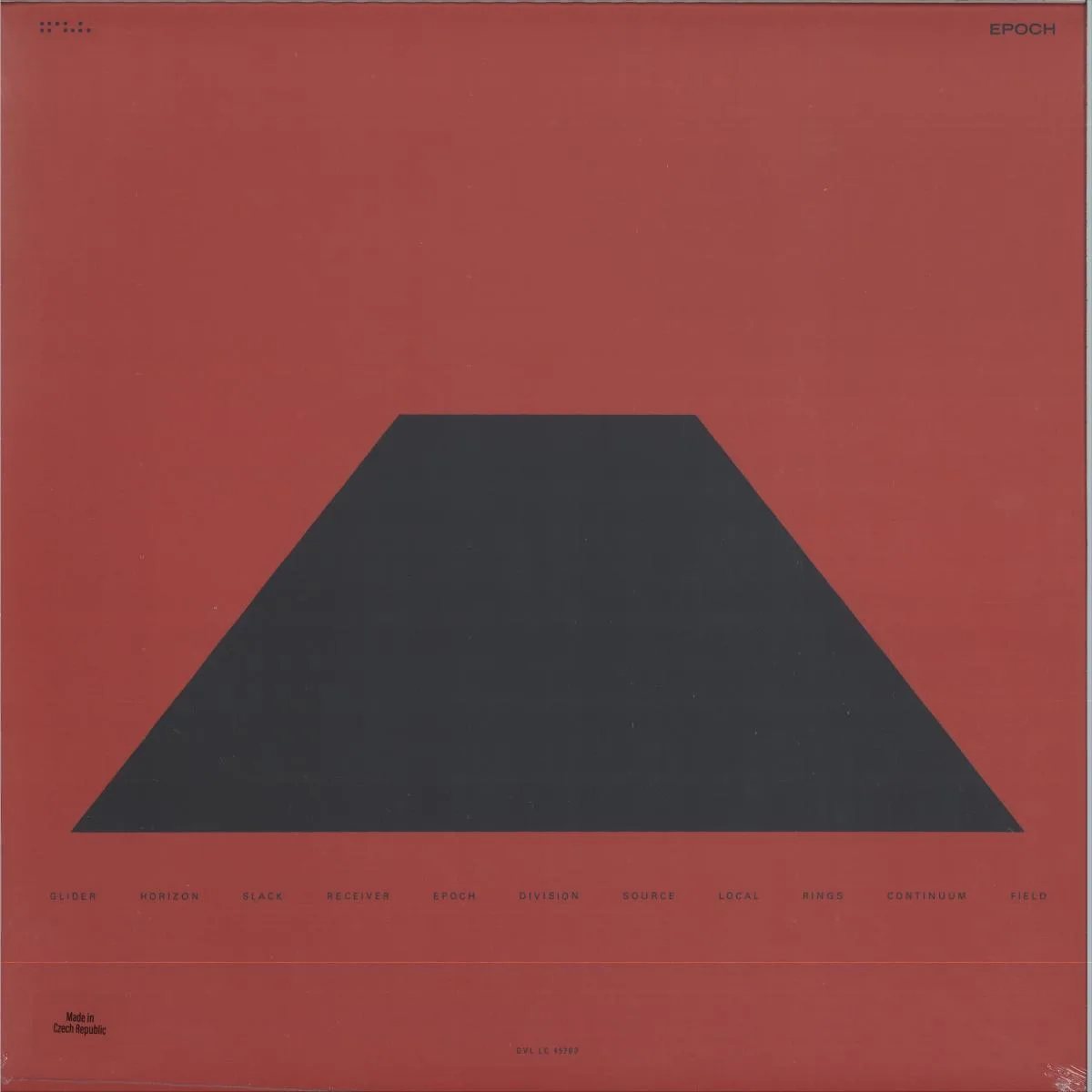 Back cover — Tycho — Epoch LP