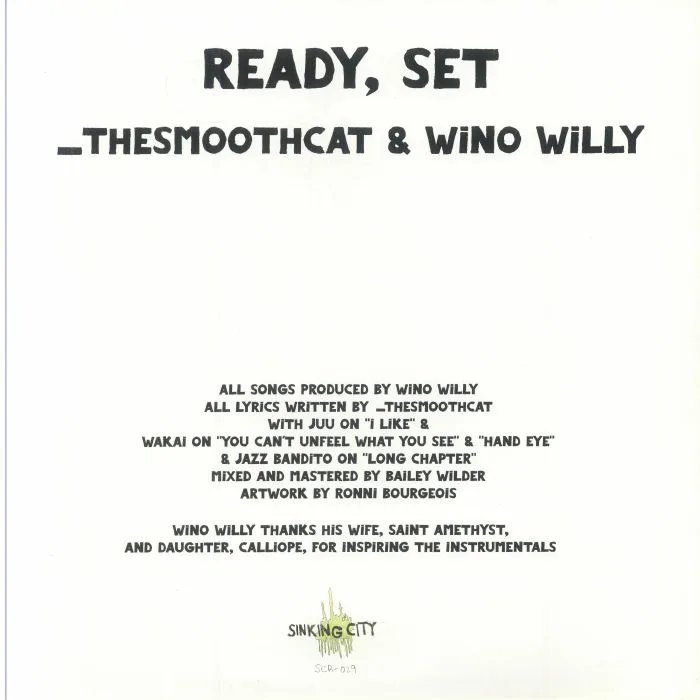 Back cover — THESMOOTHCAT / WINO WILLY — Ready Set