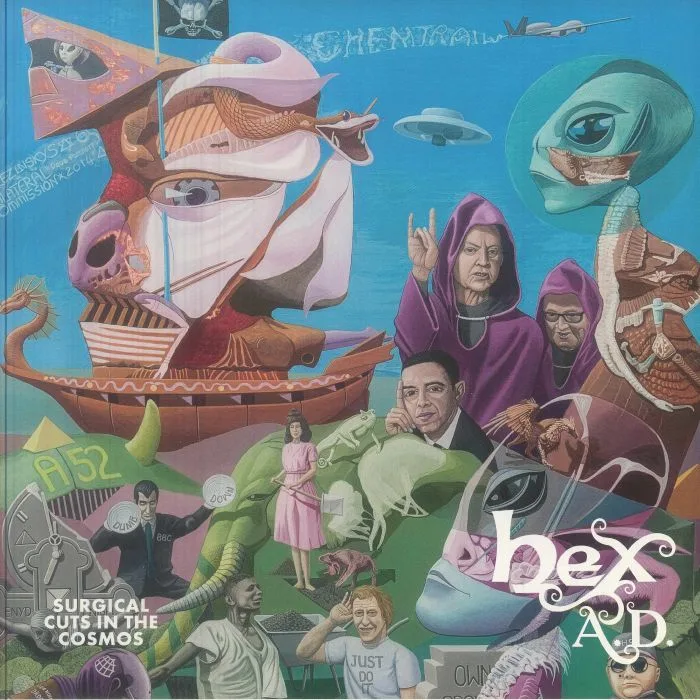 Лицевая сторона обложки — HEX AD — Surgical Cuts In The Cosmos