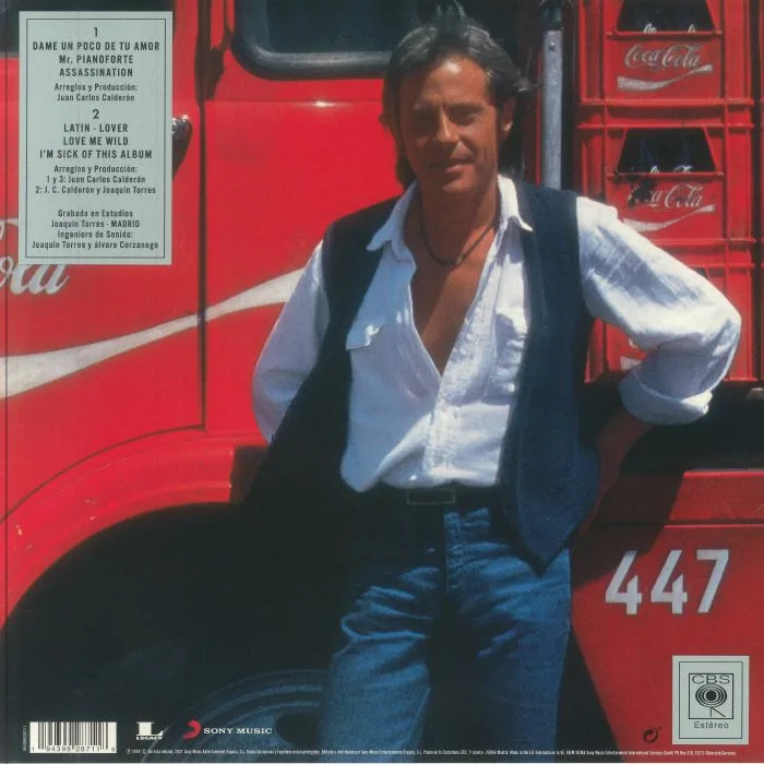 Back cover — CALDERON — Disco (reissue)