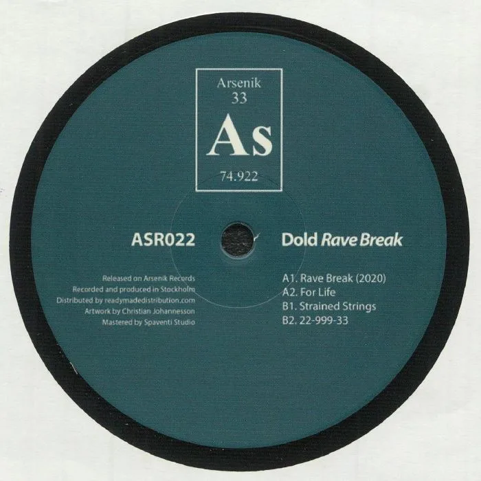 Обратная сторона обложки — DOLD — Rave Break
