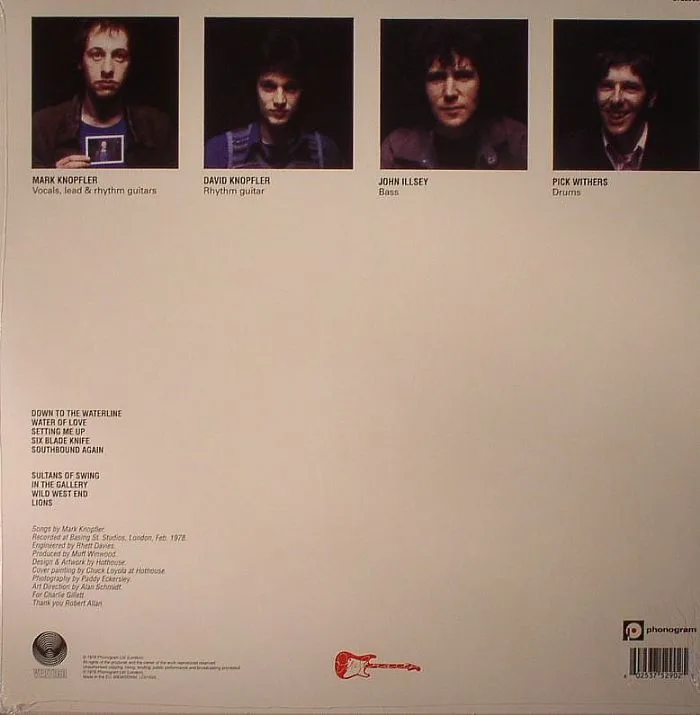 Обратная сторона обложки — DIRE STRAITS — Dire Straits