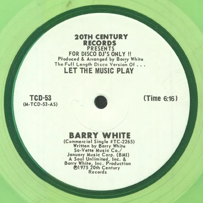 Back cover — Barry WHITE — Let The Music Play (reissue)