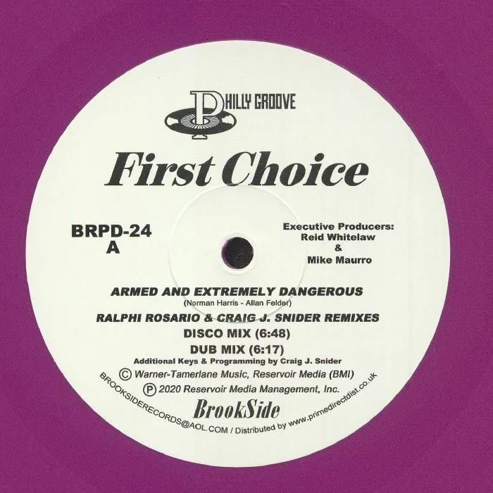 FIRST CHOICE — Armed & Extremely Dangerous / Love & Happiness (remixes)