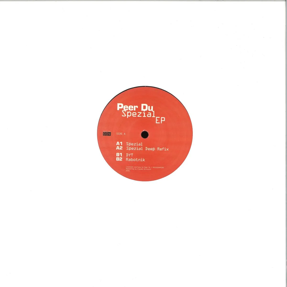 Back cover — Peer Du — Spezial Ep.