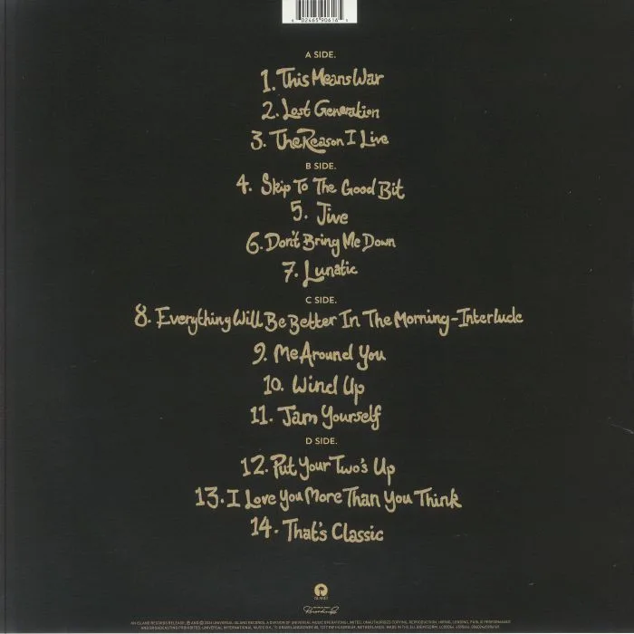 Back cover — RIZZLE KICKS — Roaring Twenties