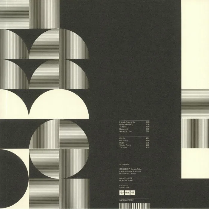 Back cover — A CERTAIN RATIO — ACR Loco