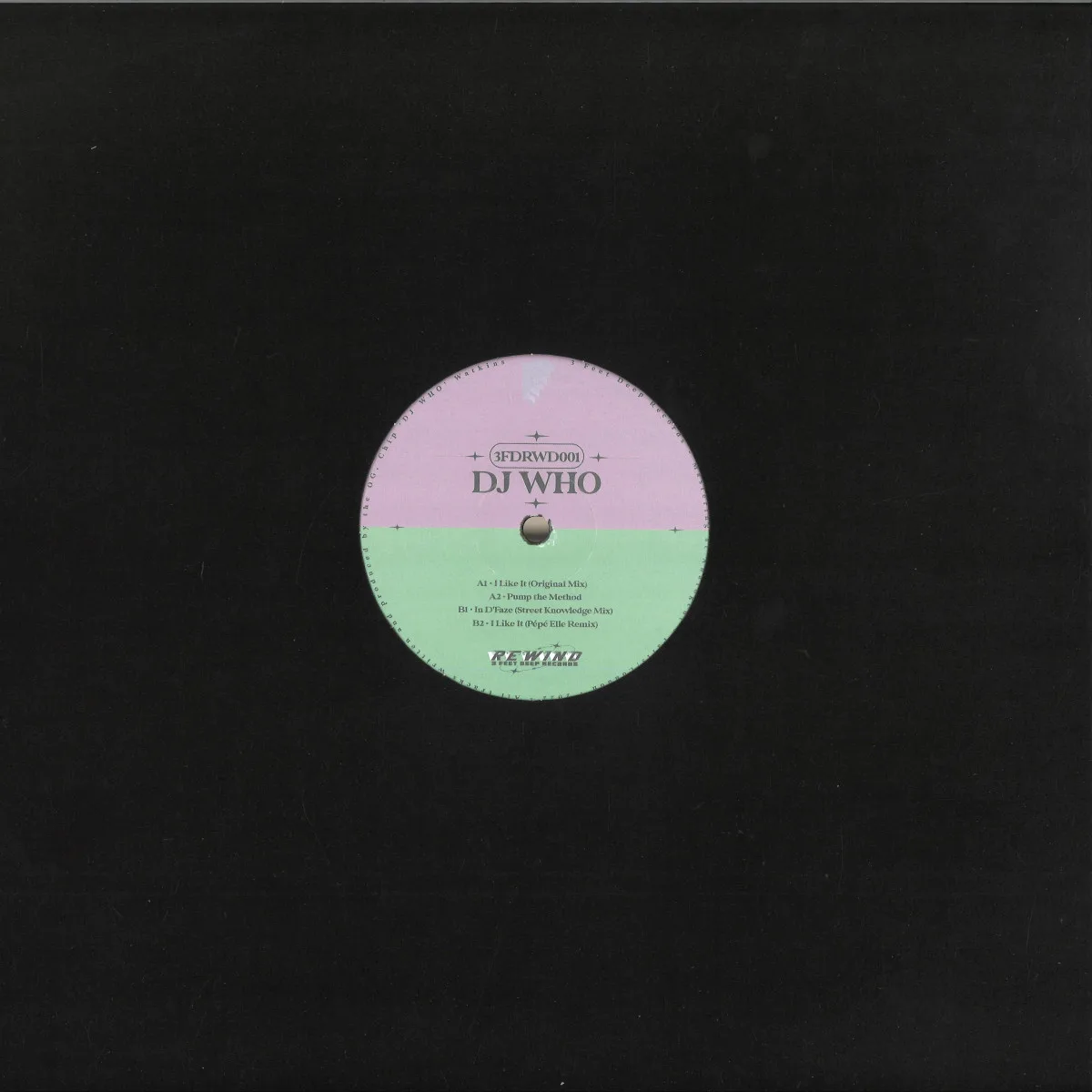 Back cover — Dj Who — 3FDRWD001