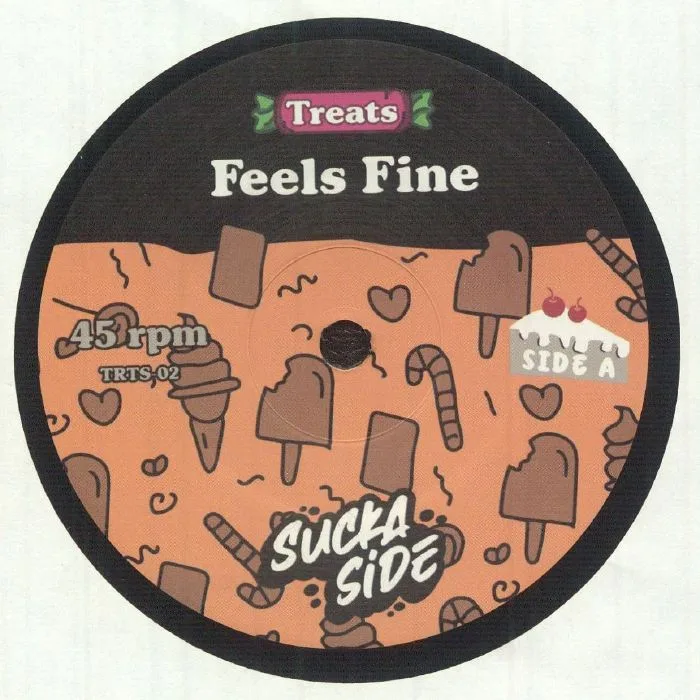 Лицевая сторона обложки — SUCKASIDE — Feels Fine