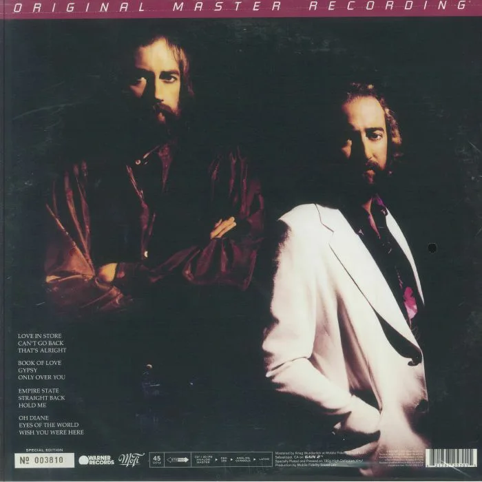 Back cover — FLEETWOOD MAC — Mirage (B-STOCK)