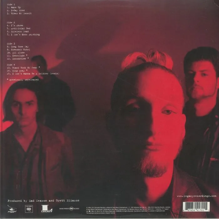 Обратная сторона обложки — MAD SEASON — Above