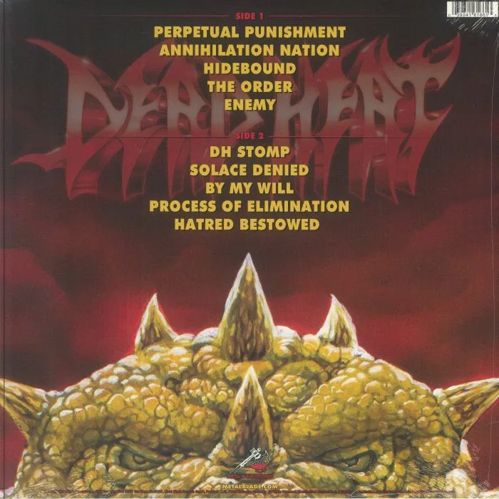 Back cover — DEAD HEAT — Process Of Elimination