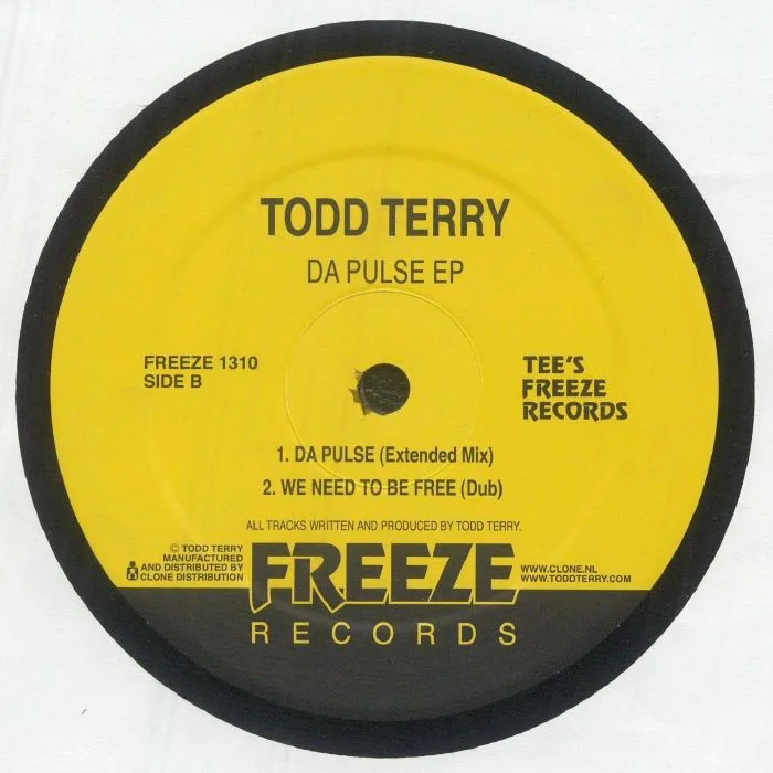 Обратная сторона обложки — Todd Terry — Da Pulse EP
