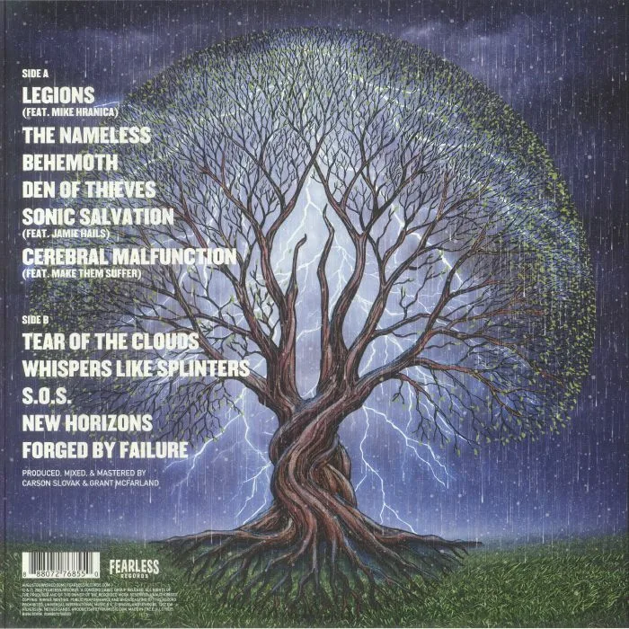 Back cover — AUGUST BURNS RED — Season Of Surrender