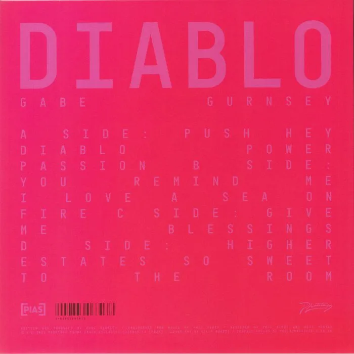 Обратная сторона обложки — Gabe GURNSEY — Diablo