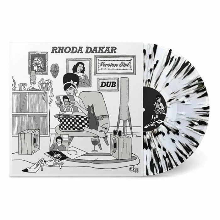 Лицевая сторона обложки — Rhoda DAKAR — Version Girl In Dub