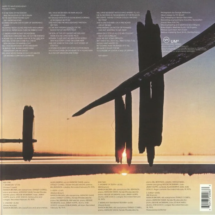 Back cover — Marion BROWN — Vista (Verve By Request)