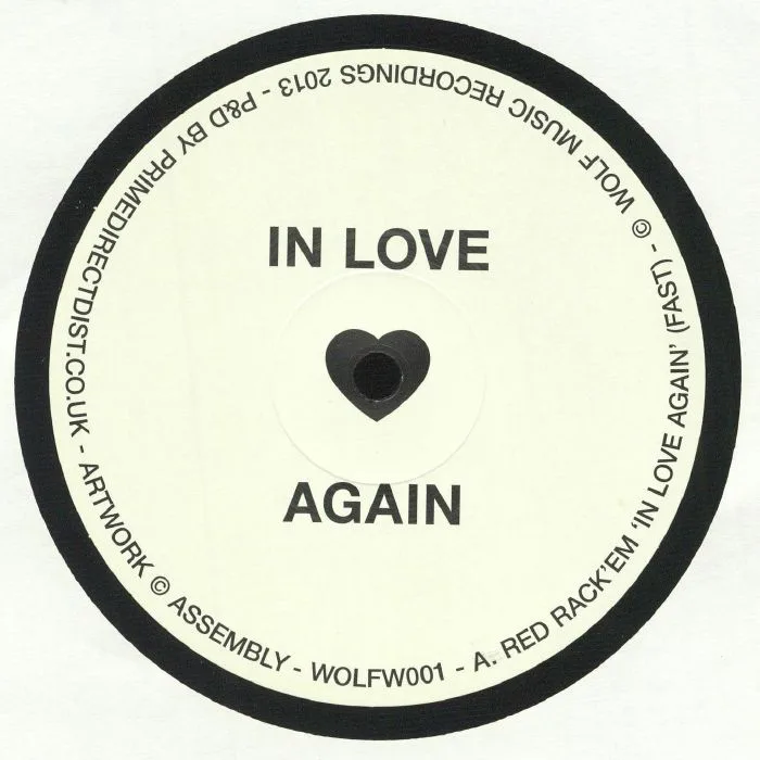 Лицевая сторона обложки — RED RACK'EM — In Love Again