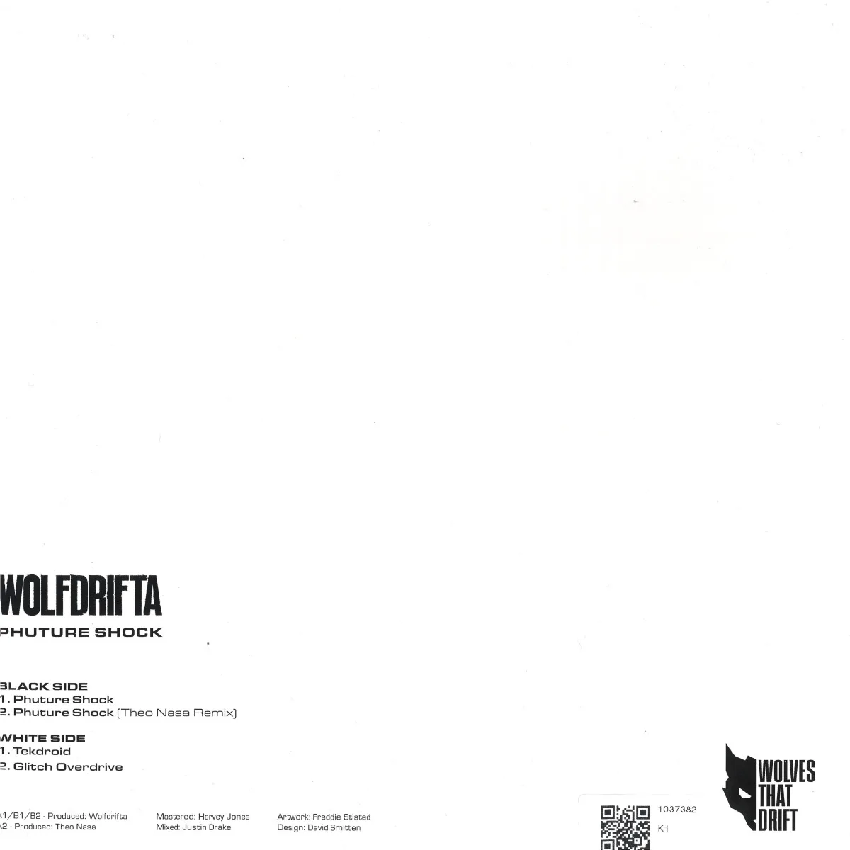Back cover — Wolfdrifta — Phuture Shock - EP