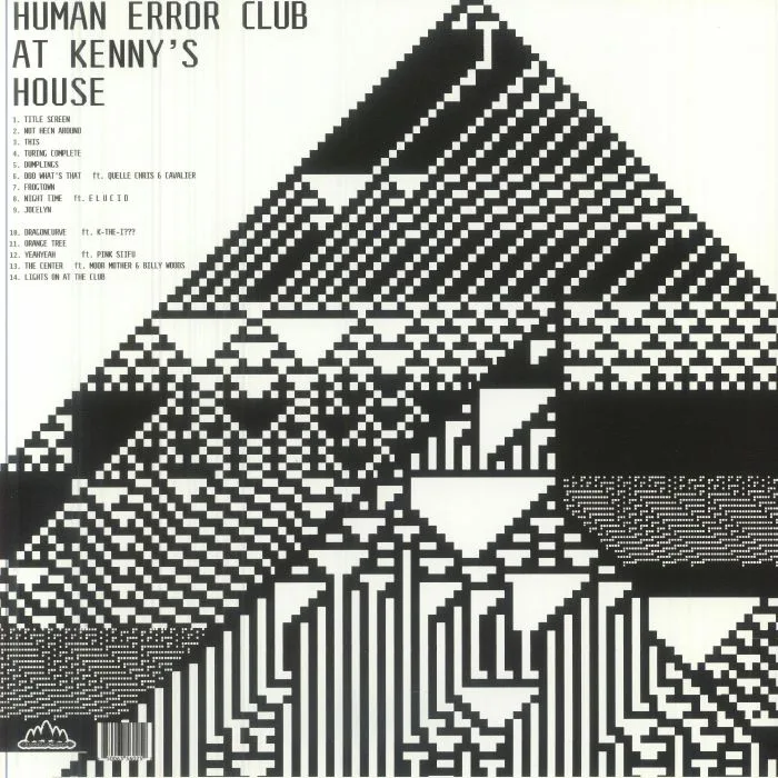 Back cover — HUMAN ERROR CLUB / KENNY SEGAL — Human Error Club At Kenny's House