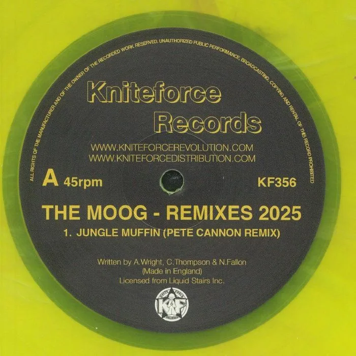 Лицевая сторона обложки — The MOOG — Rush Hour: Remixes 2025 EP