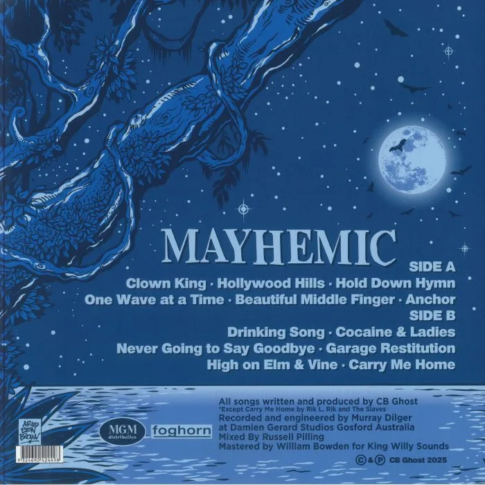 Back cover — CB GHOST — Mayhemic
