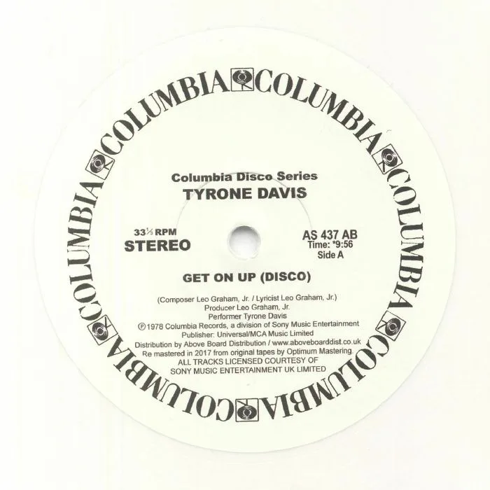 Front cover — Tyrone DAVIS — Get On Up (remastered)