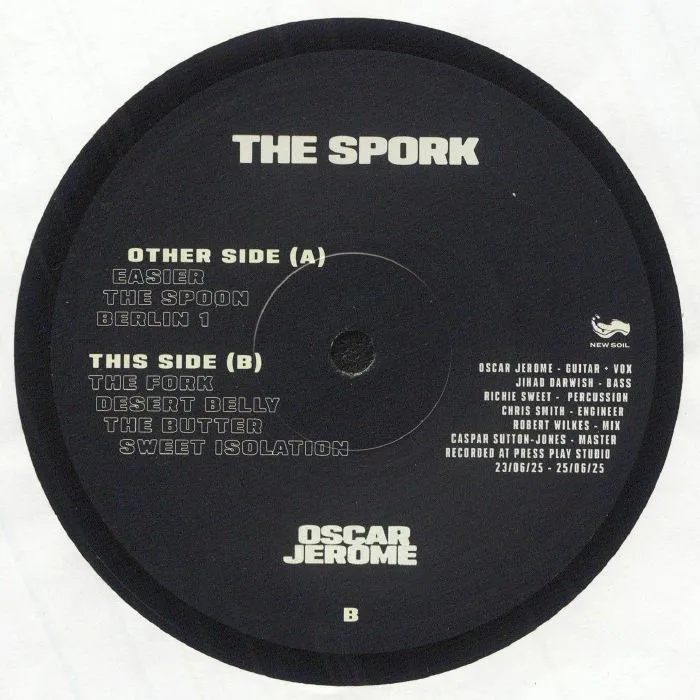 Обратная сторона обложки — Oscar JEROME — The Spork