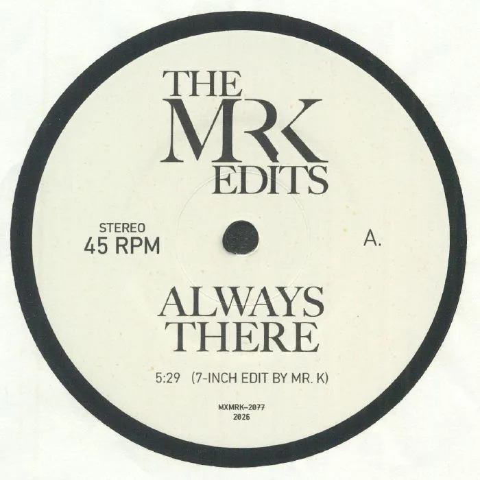 Лицевая сторона обложки — The MR K EDITS — Always There